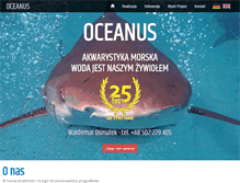 Tablet Screenshot of oceanus.net.pl