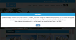 Desktop Screenshot of oceanus.co.in