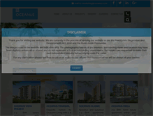 Tablet Screenshot of oceanus.co.in
